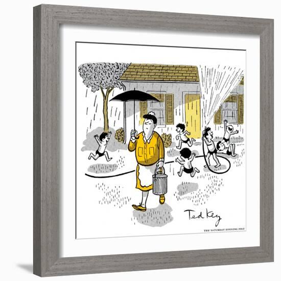 Hazel Cartoon-Ted Key-Framed Giclee Print