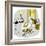 Hazel Cartoon-Ted Key-Framed Giclee Print