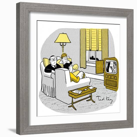 Hazel Cartoon-Ted Key-Framed Giclee Print