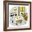 Hazel Cartoon-Ted Key-Framed Giclee Print