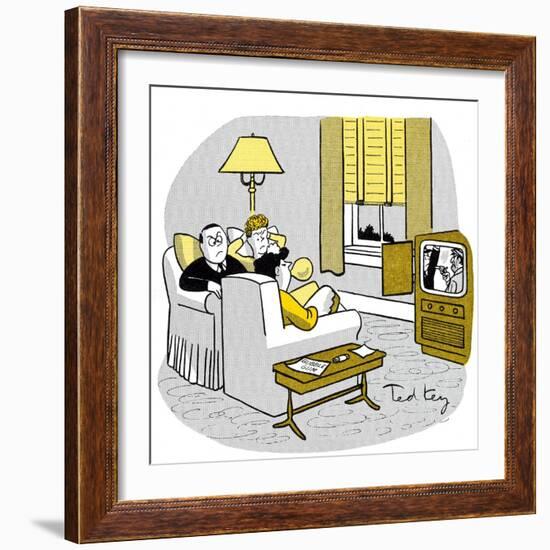 Hazel Cartoon-Ted Key-Framed Giclee Print