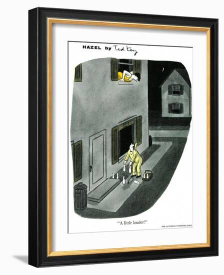 Hazel Cartoon-Ted Key-Framed Giclee Print