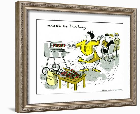 Hazel Cartoon-Ted Key-Framed Giclee Print