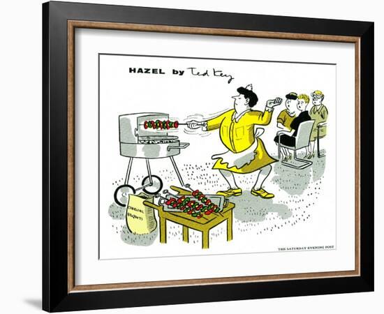 Hazel Cartoon-Ted Key-Framed Giclee Print