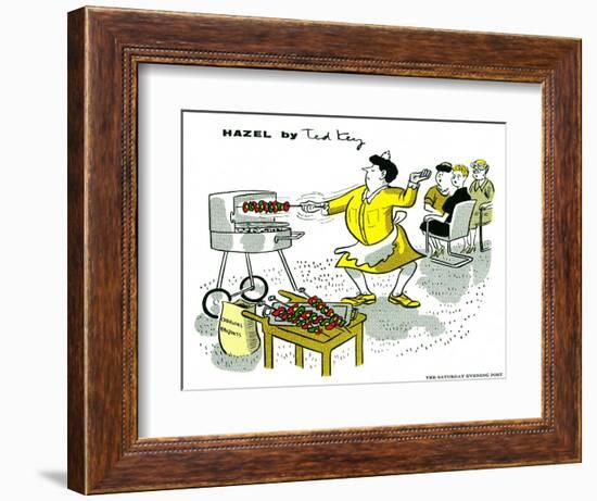 Hazel Cartoon-Ted Key-Framed Giclee Print