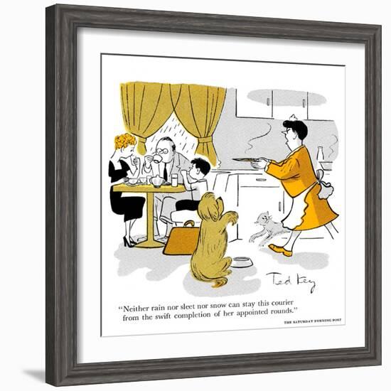 Hazel Cartoon-Ted Key-Framed Giclee Print