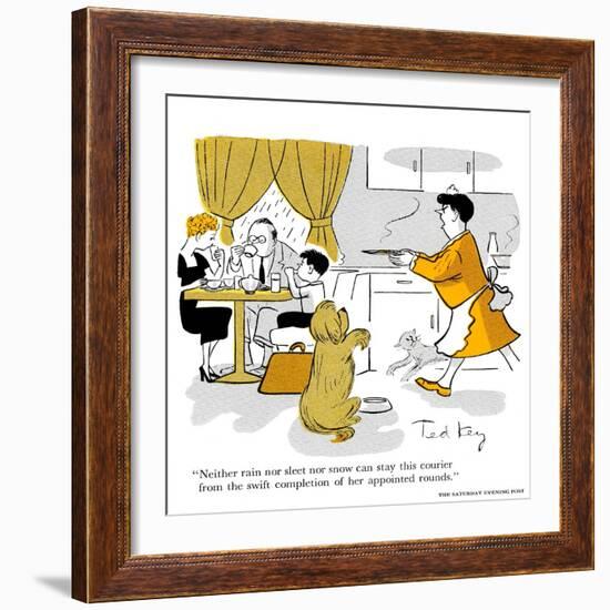 Hazel Cartoon-Ted Key-Framed Giclee Print