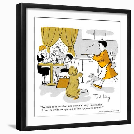 Hazel Cartoon-Ted Key-Framed Giclee Print