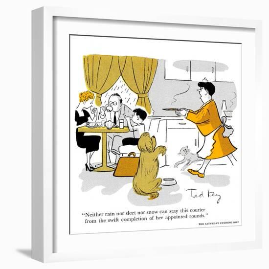 Hazel Cartoon-Ted Key-Framed Giclee Print