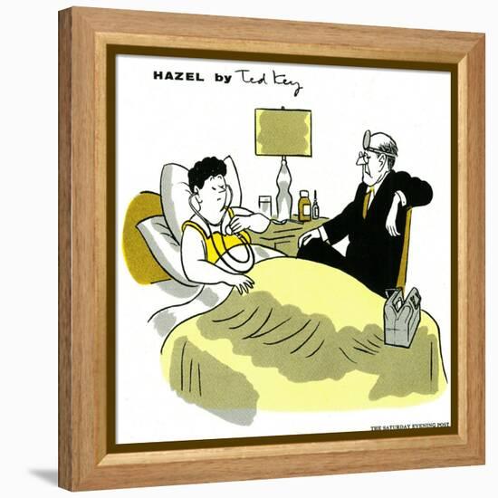 Hazel Cartoon-Ted Key-Framed Premier Image Canvas