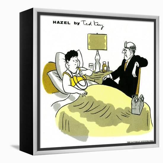 Hazel Cartoon-Ted Key-Framed Premier Image Canvas