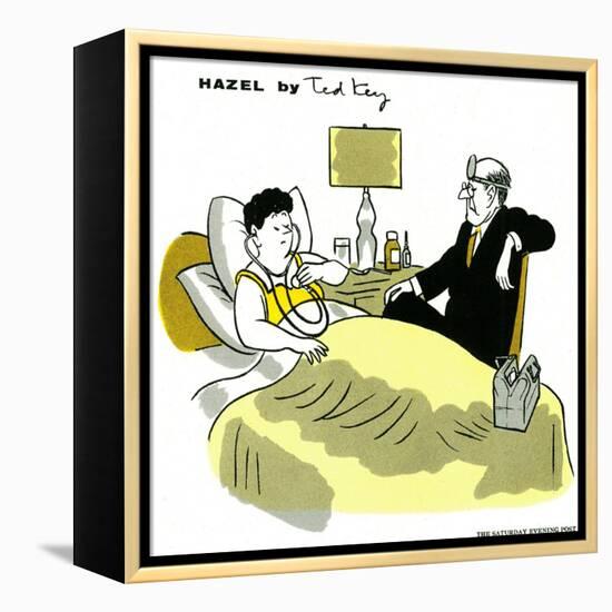 Hazel Cartoon-Ted Key-Framed Premier Image Canvas