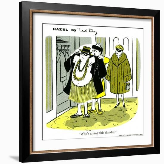 Hazel Cartoon-Ted Key-Framed Giclee Print