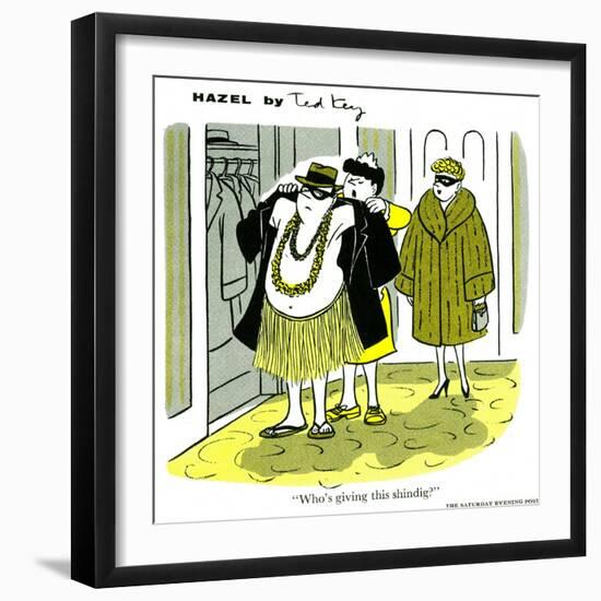 Hazel Cartoon-Ted Key-Framed Giclee Print