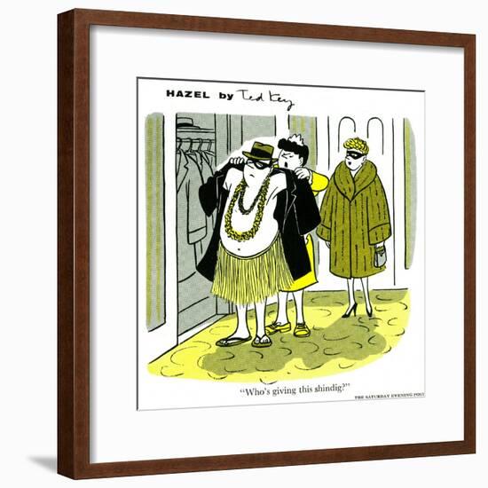 Hazel Cartoon-Ted Key-Framed Giclee Print