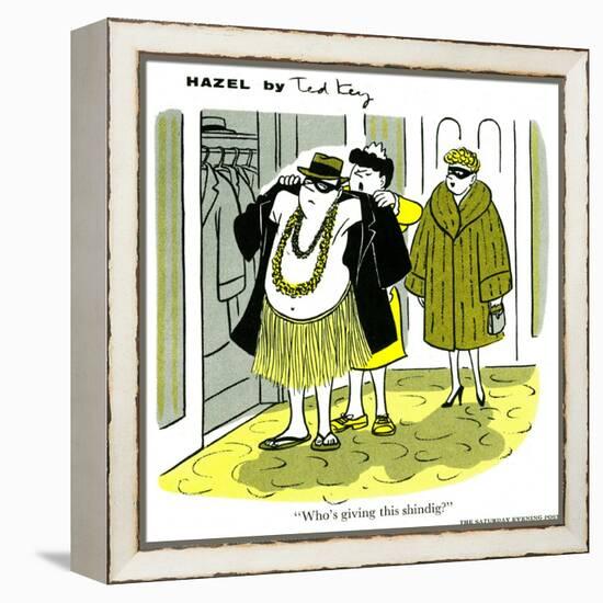 Hazel Cartoon-Ted Key-Framed Premier Image Canvas