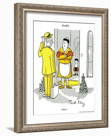 Hazel Cartoon-Ted Key-Framed Giclee Print