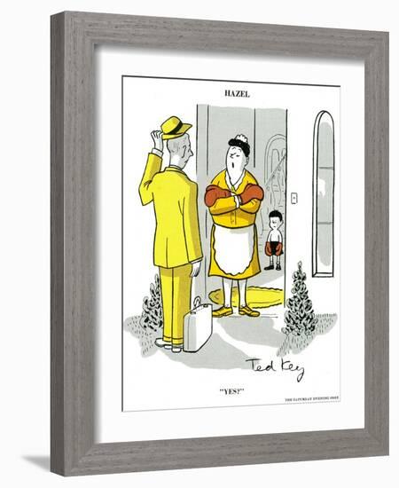 Hazel Cartoon-Ted Key-Framed Giclee Print