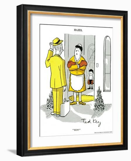 Hazel Cartoon-Ted Key-Framed Giclee Print