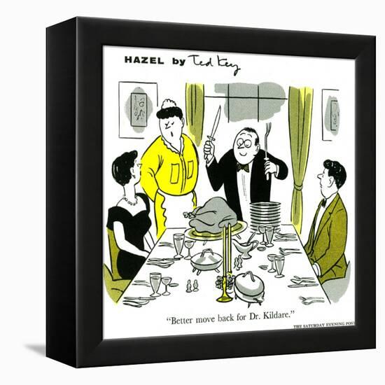 Hazel Cartoon-Ted Key-Framed Premier Image Canvas