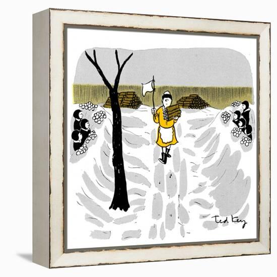 Hazel Cartoon-Ted Key-Framed Premier Image Canvas