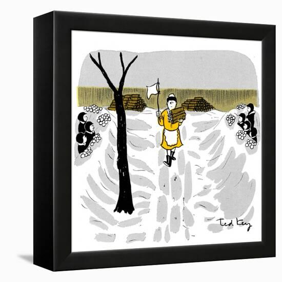 Hazel Cartoon-Ted Key-Framed Premier Image Canvas