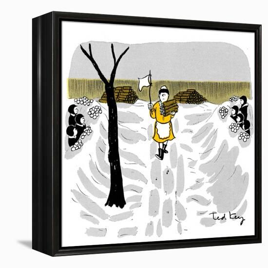 Hazel Cartoon-Ted Key-Framed Premier Image Canvas