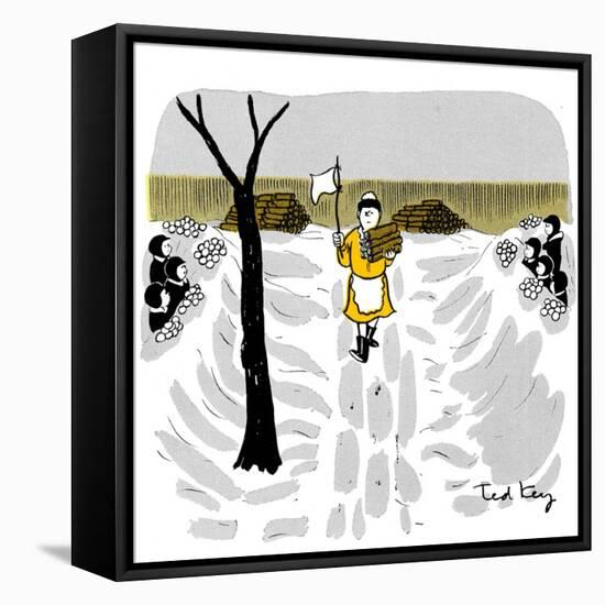 Hazel Cartoon-Ted Key-Framed Premier Image Canvas