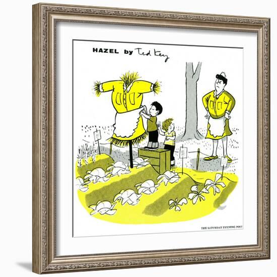 Hazel Cartoon-Ted Key-Framed Giclee Print