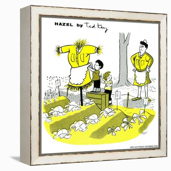 Hazel Cartoon-Ted Key-Framed Premier Image Canvas