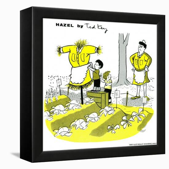 Hazel Cartoon-Ted Key-Framed Premier Image Canvas