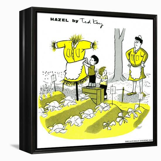 Hazel Cartoon-Ted Key-Framed Premier Image Canvas