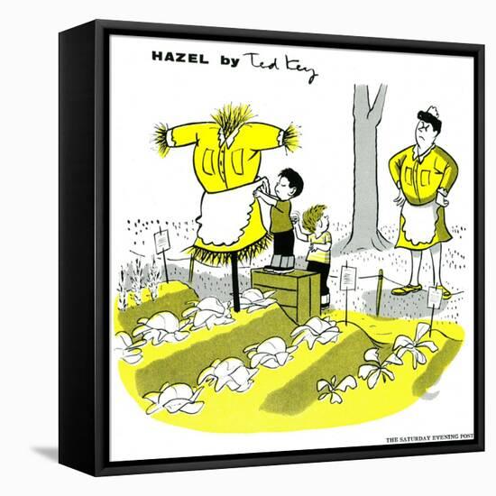 Hazel Cartoon-Ted Key-Framed Premier Image Canvas