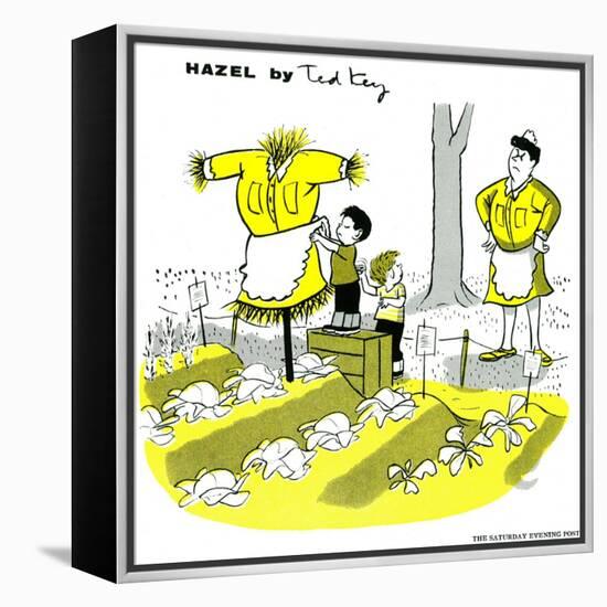 Hazel Cartoon-Ted Key-Framed Premier Image Canvas