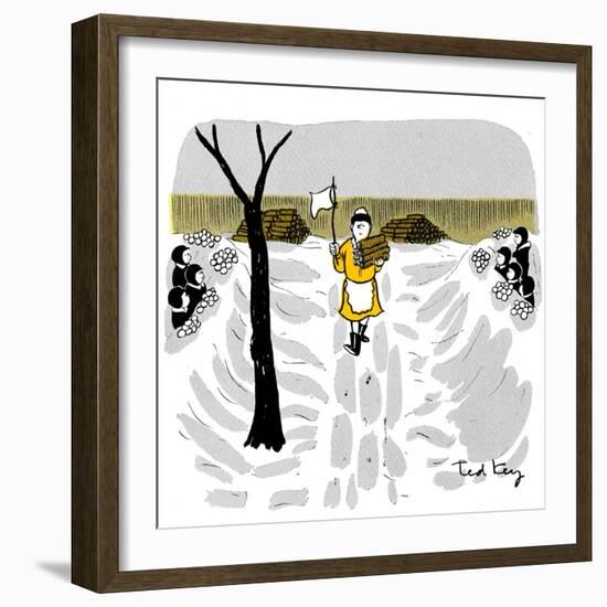 Hazel Cartoon-Ted Key-Framed Giclee Print