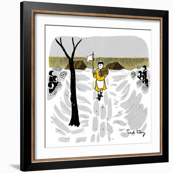 Hazel Cartoon-Ted Key-Framed Giclee Print