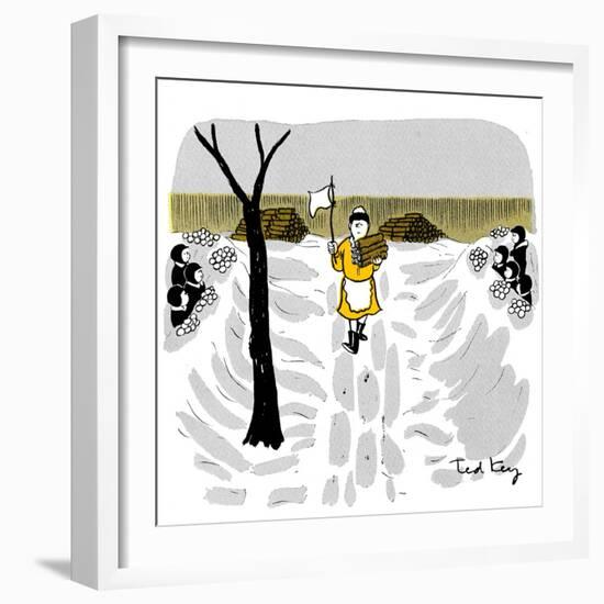 Hazel Cartoon-Ted Key-Framed Giclee Print