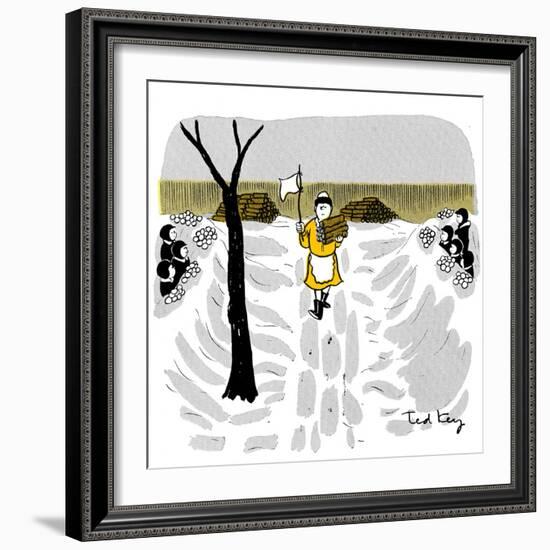 Hazel Cartoon-Ted Key-Framed Giclee Print