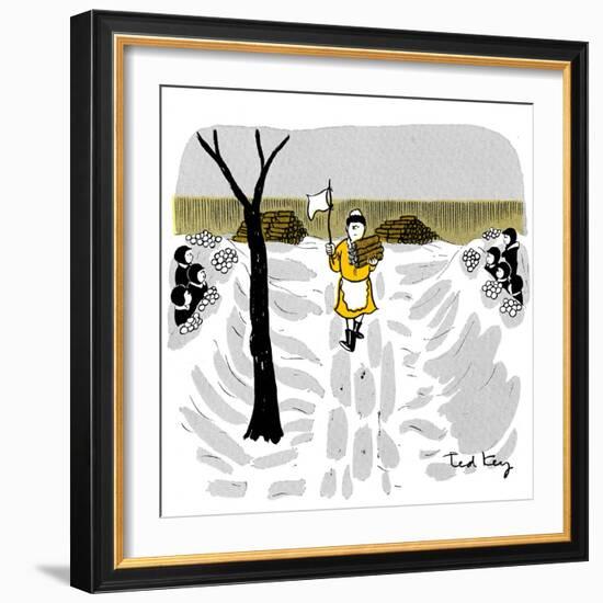 Hazel Cartoon-Ted Key-Framed Giclee Print