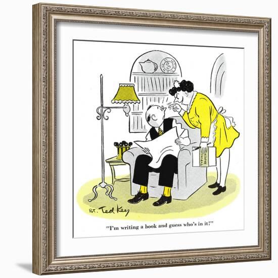 Hazel Cartoon-Ted Key-Framed Giclee Print