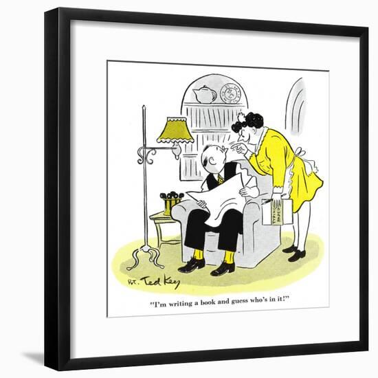 Hazel Cartoon-Ted Key-Framed Giclee Print