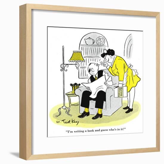 Hazel Cartoon-Ted Key-Framed Giclee Print