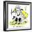 Hazel Cartoon-Ted Key-Framed Giclee Print