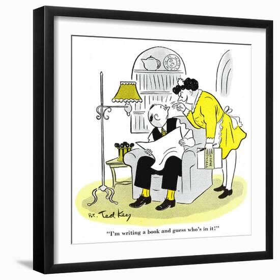 Hazel Cartoon-Ted Key-Framed Giclee Print