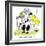 Hazel Cartoon-Ted Key-Framed Giclee Print