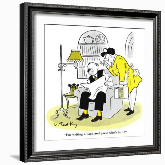 Hazel Cartoon-Ted Key-Framed Giclee Print