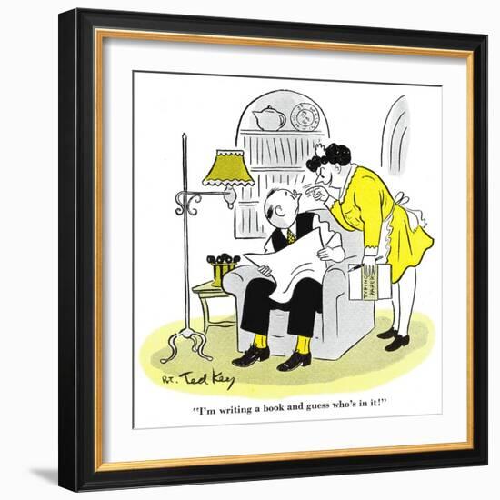 Hazel Cartoon-Ted Key-Framed Giclee Print