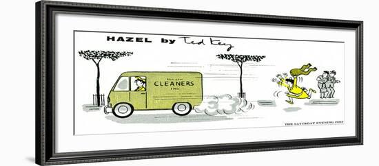 Hazel Cartoon-Ted Key-Framed Giclee Print