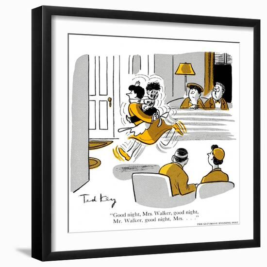 Hazel Cartoon-Ted Key-Framed Giclee Print