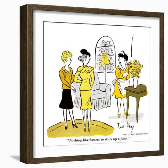 Hazel Cartoon-Ted Key-Framed Giclee Print